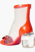 Minny Bubble 70 Buckled PVC Ankle Boots - GLAM MODA